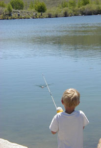 Kid's fishing day