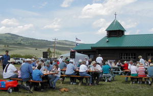 A big crowd turned out for the 61st annual Bondurant BBQ