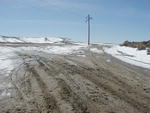 Secondary roads are drying out, but places are still pretty muddy and rutted.