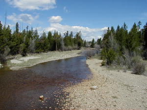 Pine Creek.  Photo by Pinedale Online.