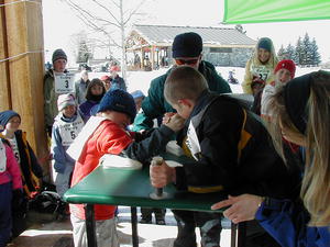 Arm Wrestling Tournament. Photo by Pinedale Online.