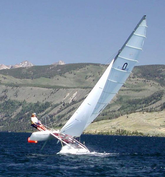 Great lake for sailing. Photo by Pinedale Online.