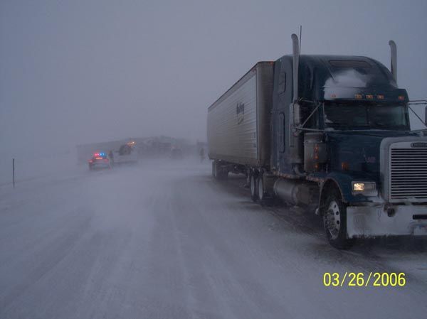 I-80 Crash. Photo by Wyoming Highway Patrol.