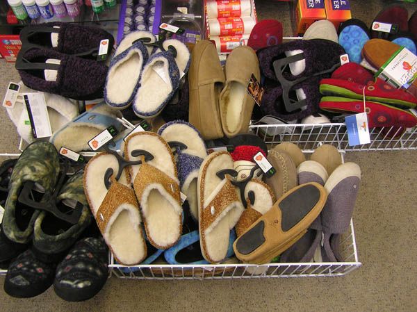 Slippers and Slip-ons. Photo by Dawn Ballou, Pinedale Online!.