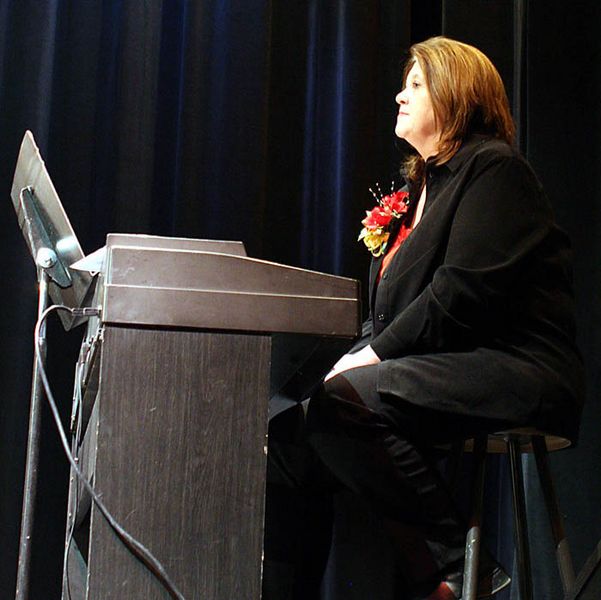 Marianne Mrak on piano. Photo by Pam McCulloch, Pinedale Online.