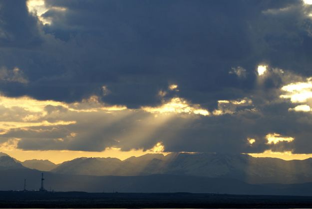 Sunrise on the Mesa. Photo by Cat Urbigkit, Pinedale Online.