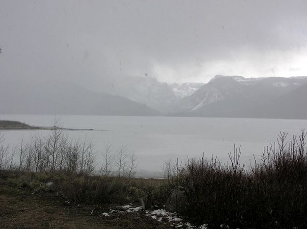 Narrows Snow Storm. Photo by Dawn Ballou, Pinedale Online.