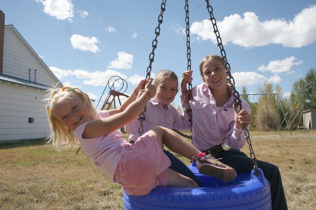 Tire Swing. Photo by Pam McCulloch.