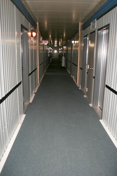 Dorm Hallway. Photo by Dawn Ballou, Pinedale Online.