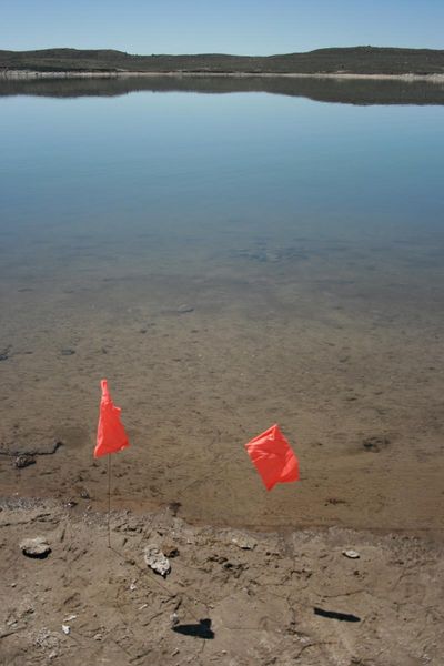 Submerged Campfire. Photo by Dawn Ballou, Pinedale Online.