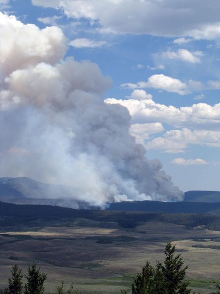 Fire August 1. Photo by Kirby Hedrick.