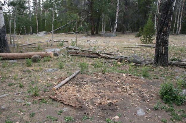 Reclaimed Fire pit. Photo by Dawn Ballou, Pinedale Online.