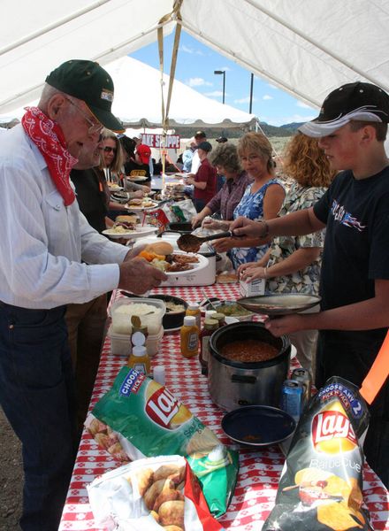 Great Food. Photo by Dawn Ballou, Pinedale Online.