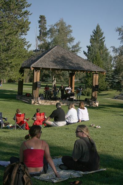 American Legion Park. Photo by Pam McCulloch, Pinedale Online.