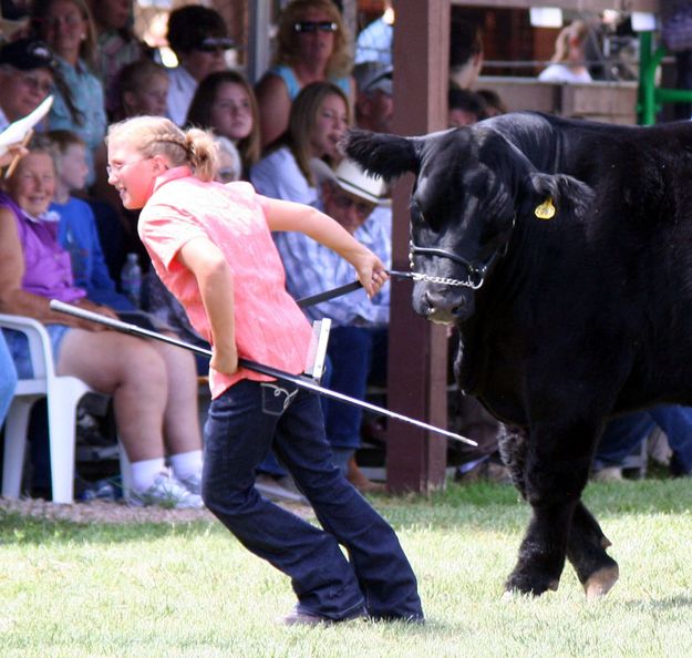 Megan Sims. Photo by Clint Gilchrist, Pinedale Online.