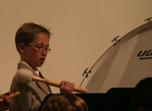 Drummer. Photo by Pam McCulloch, Pinedale Online.