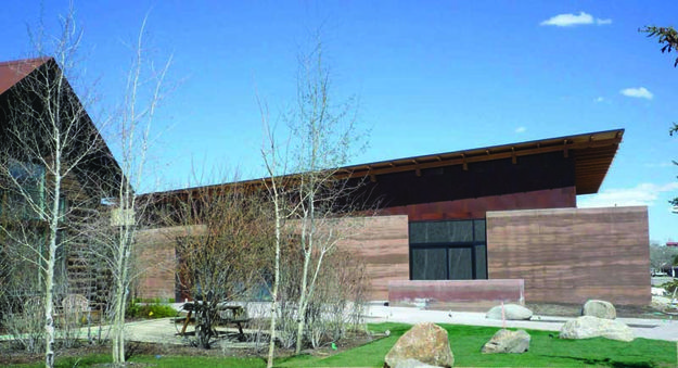 New Library Addition. Photo by Carney Architects.