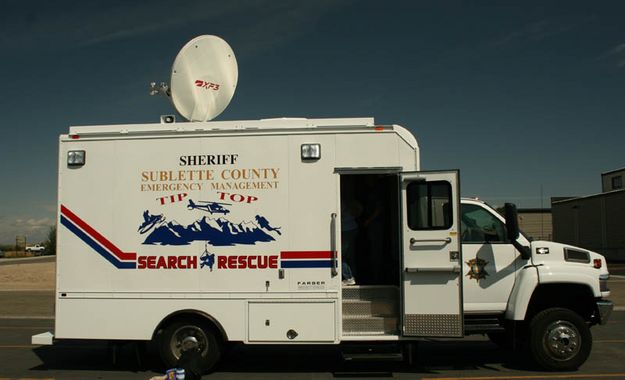 New Command Vehicle. Photo by Dawn Ballou, Pinedale Online.