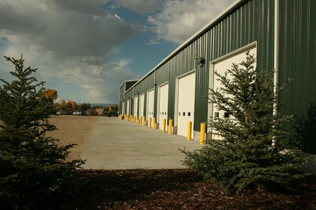 Garage Bays. Photo by Dawn Ballou, Pinedale Online.