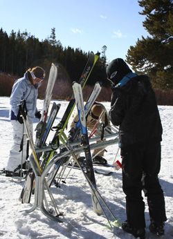 A Pinedale holiday tradition. Photo by Samantha Abernethy, Pinedale Roundup.