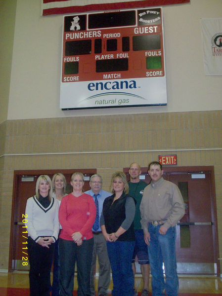 New Scoreboards. Photo by Encana Oil & Gas (USA) Inc.