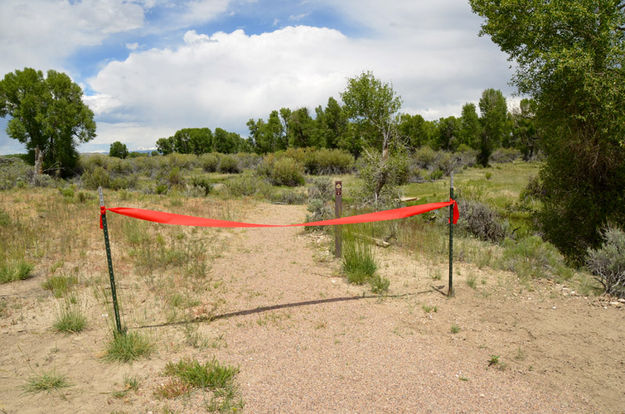 Trail into the new park. Photo by Terry Allen.