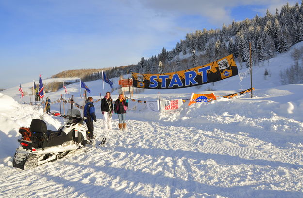 Start-Finish line. Photo by Terry Allen.