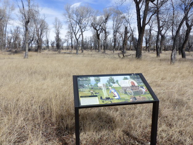 Wagon campsite. Photo by Dawn Ballou, Pinedale Online.