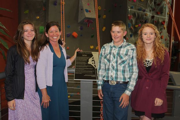 Todd's family. Photo by Pinedale Aquatic Center.