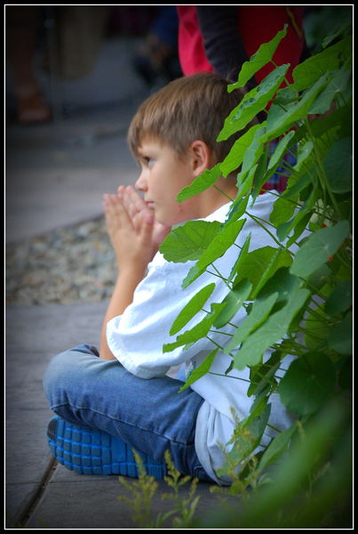 Wyatt Keeps Time. Photo by Terry Allen.