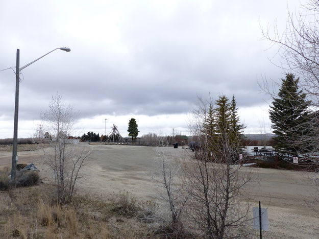 View from MMM parking lot. Photo by Pinedale Online.