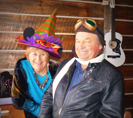 The Red Baron and Wanda Witch. Photo by Terry Allen.