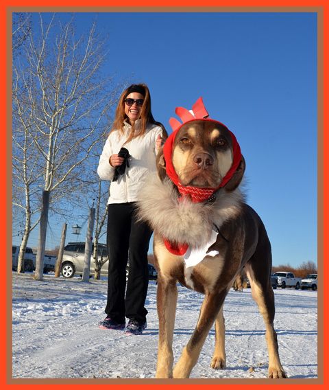 Maike Tan and Baloo. Photo by Terry Allen.