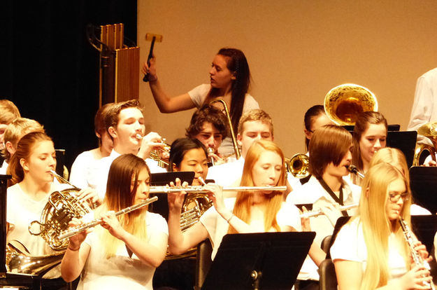 Concert Band. Photo by Dawn Ballou, Pinedale Online.