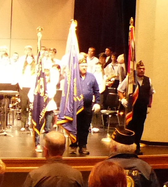 Color Guard. Photo by Dawn Ballou, Pinedale Online.