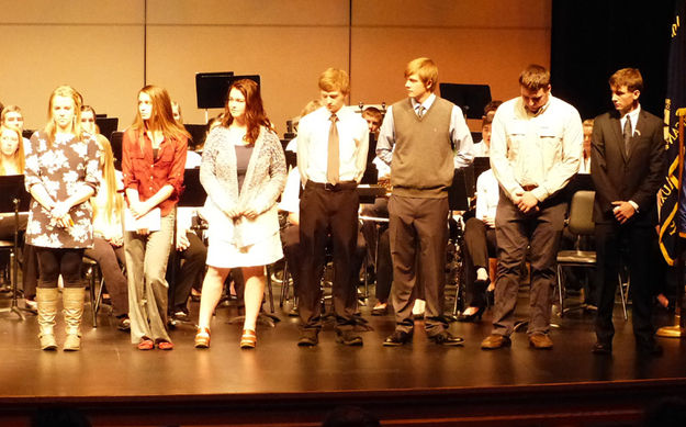 Girls and Boys State representatives. Photo by Dawn Ballou, Pinedale Online.