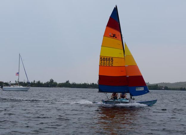 Regatta. Photo by Rita Donham, Wyoming Aerophoto.