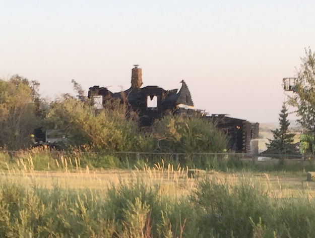 House fire. Photo by Bob Rule, KPIN 101.1 FM Radio.