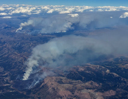 Sublette fires. Photo by Eric Kaiser.