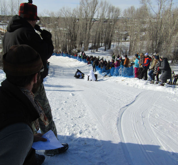 And rolling. Photo by Dawn Ballou, Pinedale Online.