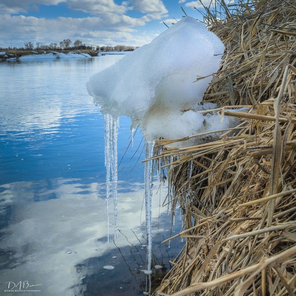 Ice Waterfall. Photo by Dave Bell.