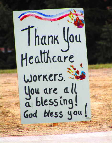 Health Care Workers. Photo by Dawn Ballou, Pinedale Online.