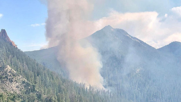 Sandy Fire. Photo by Bridger-Teton National Forest.