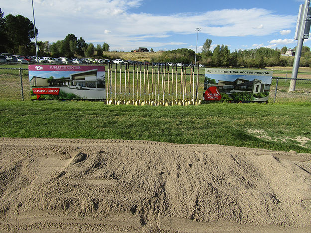 All lined up. Photo by Dawn Ballou, Pinedale Online.