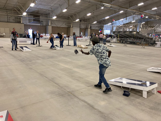 Corn Hole. Photo by Dawn Ballou, Pinedale Online.