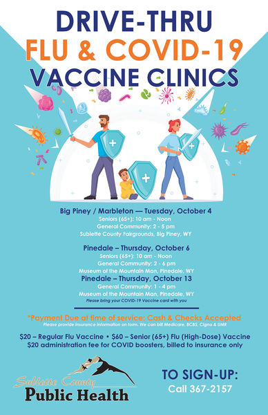 Flu Clinics. Photo by Sublette County Public Health.