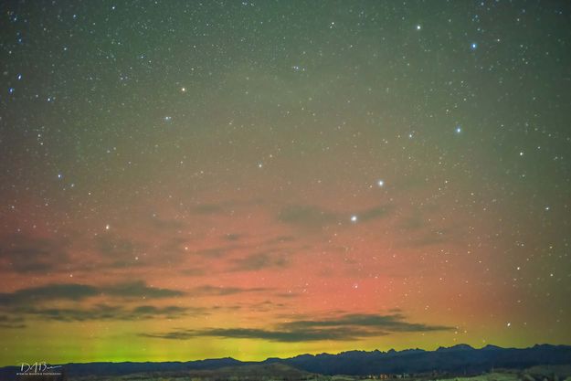 Aurora over the Winds Oct 21. Photo by Dave Bell.