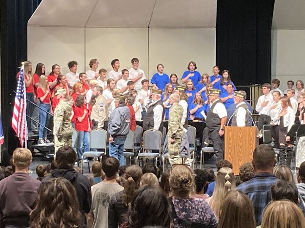 Star Spangled Banner. Photo by Dawn Ballou. Pinedale Online.