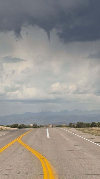 Is that a funnel?. Photo by Sgt. T. Hatch, Sublette County Sheriff's Office..