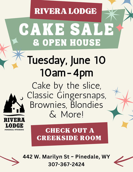 Cake Sale. Photo by Rivera Lodge.